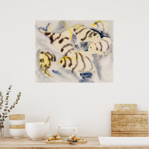 Póster Charles Demuth Fish Series No.3 Modernismo Estadou
