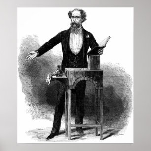 Póster Charles Dickens Última Lectura