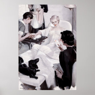 Póster Charles Edward Chambers: Manicura