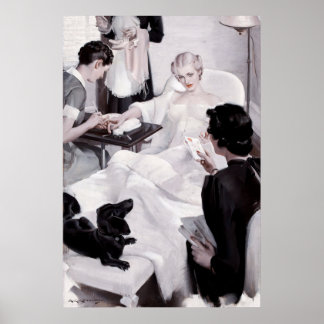 Póster Charles Edward Chambers: Manicura