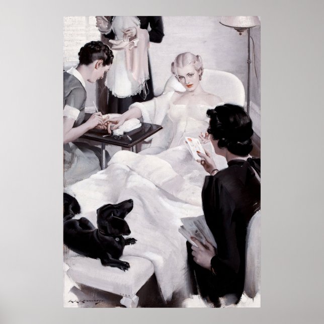 Póster Charles Edward Chambers: Manicura (Frente)