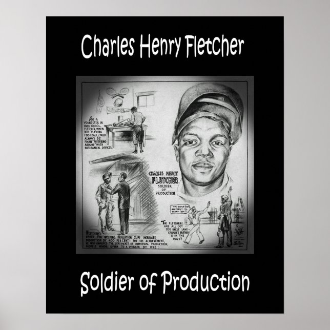 Póster Charles Fletcher ~ Soldado de producción ~ Soldado (Frente)