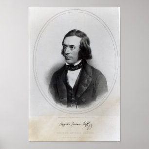 Póster Charles Gavan Duffy, litografiado por H.O'Neill