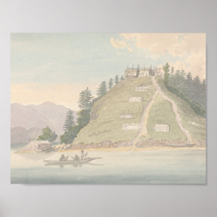 Póster Charles Hamilton Smith - Aldea del Indio Amigable
