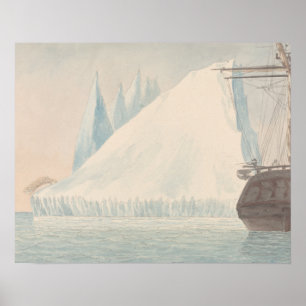 Póster Charles Hamilton Smith - An Iceberg and Polar Bear
