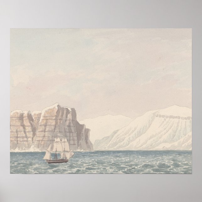 Póster Charles Hamilton Smith - Burnett Inlet, Barrow (Frente)