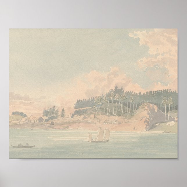 Póster Charles Hamilton Smith - Friendly Cove (Frente)