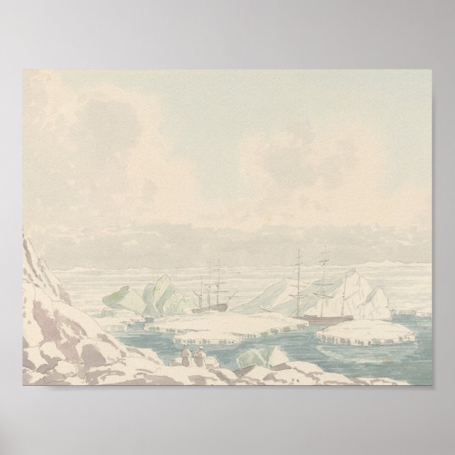 Póster Charles Hamilton Smith - Hecla y Griper (Frente)