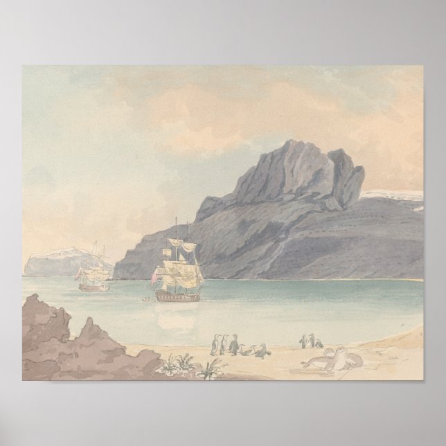 Póster Charles Hamilton Smith - Puerto de los Navidades (Frente)