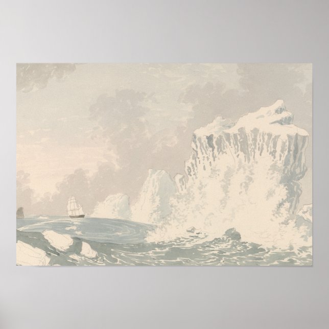 Póster Charles Hamilton Smith - Situación de H.M.S. Hecla (Frente)