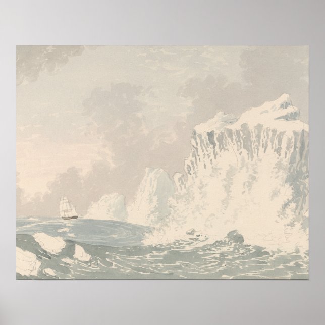 Póster Charles Hamilton Smith - Situation of H.M.S. Hecla (Frente)