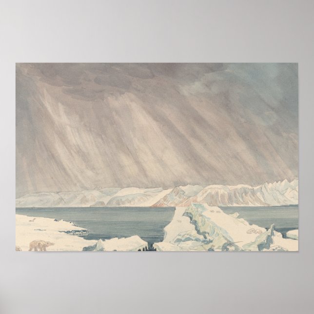 Póster Charles Hamilton Smith - Spitzbergen, Bearing (Frente)