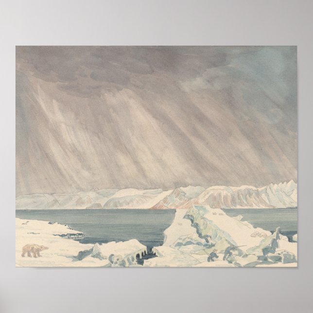 Póster Charles Hamilton Smith - Spitzbergen, Bearing (Frente)