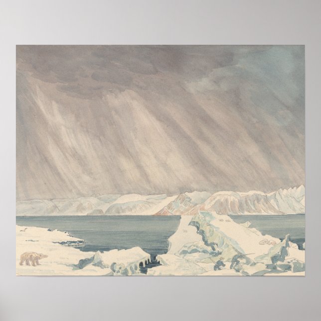 Póster Charles Hamilton Smith - Spitzbergen, Bearing (Frente)