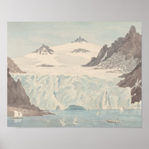Póster Charles Hamilton Smith - Vista de un Iceberg