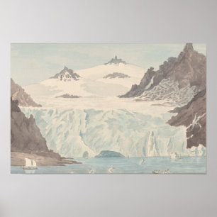 Póster Charles Hamilton Smith - Vista de un Iceberg