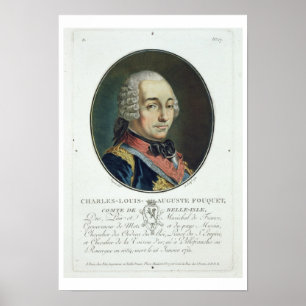 Póster Charles-Louis-Auguste Fouquet (1684-1761) de 'Po