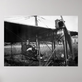 Póster Charles Murphy en el Monoavión de la Policía - 191