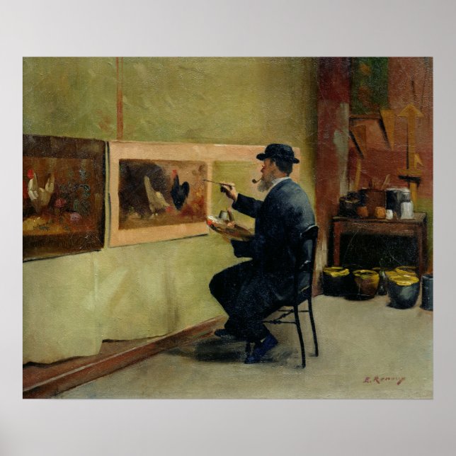 Póster Charles Philippe Gevens, suegro del artista (Frente)