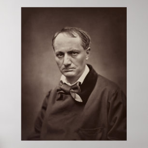 Póster Charles Pierre Baudelaire Portrait Étienne Carjat