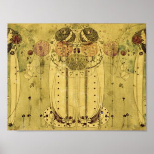 Póster Charles Rennie Mackintosh - El Wassail