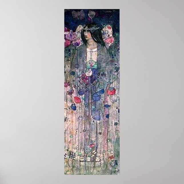 Póster Charles Rennie Mackintosh En Fairyland 1897 (Frente)