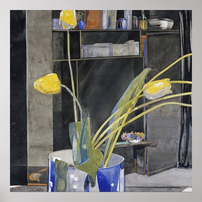 Póster Charles Rennie Mackintosh - Tulips amarillos (Frente)