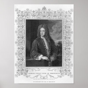 Póster Charles Talbot, duque de Shrewsbury