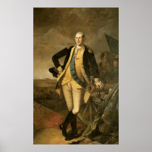 Póster Charles Willson Peale George Washington