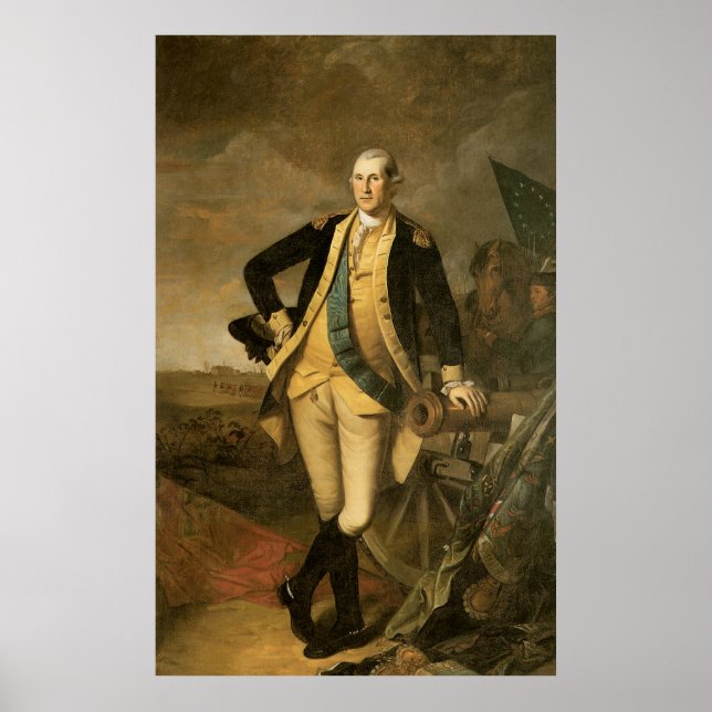 Póster Charles Willson Peale George Washington (Frente)
