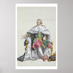 Póster Charles XII (1682-1718) Rey de Suecia de "Receu"