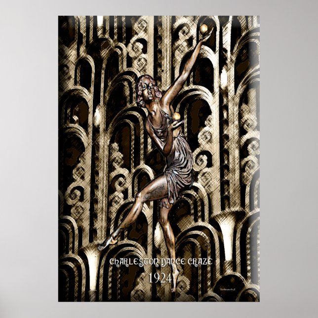Póster Charleston Dance Craze (Frente)
