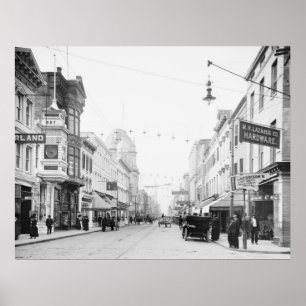 Póster Charleston, SC, 1910