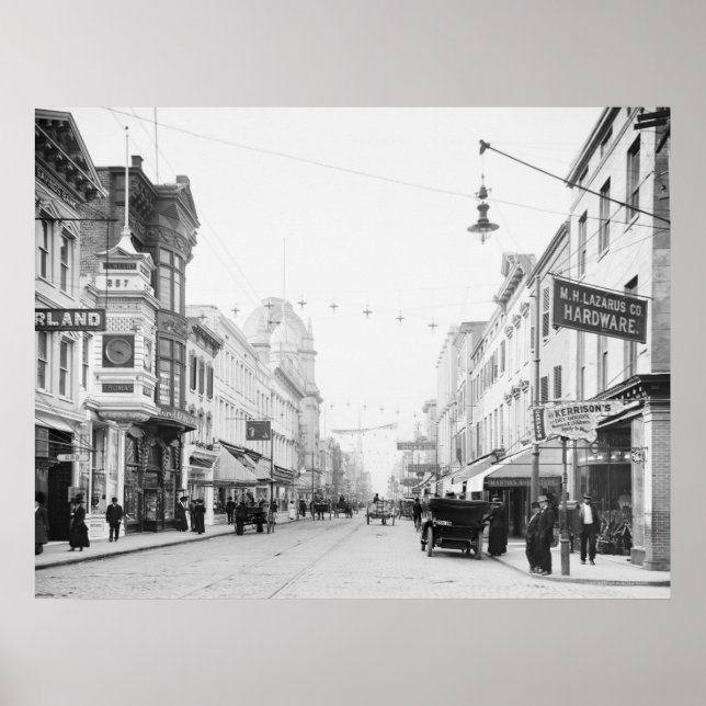 Póster Charleston, SC, 1910 (Frente)