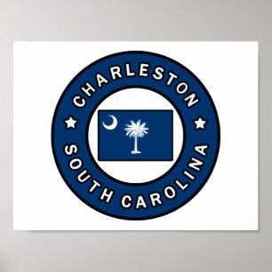 Póster Charleston South Carolina
