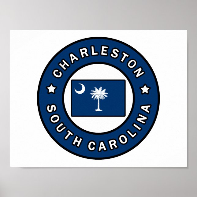 Póster Charleston South Carolina (Frente)