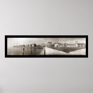 Póster Charleston South Carolina Yacht Club LG Foto 1909
