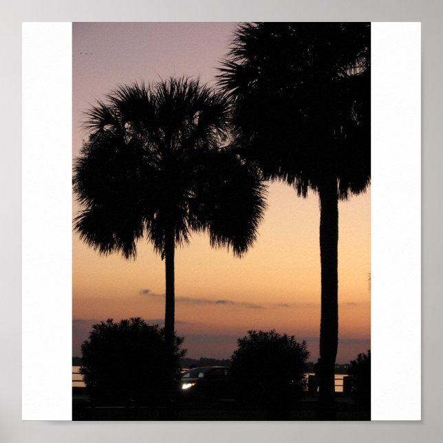 Póster Charleston Sunset (Frente)