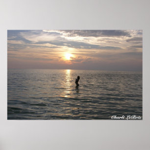 Póster Charli en la playa del th