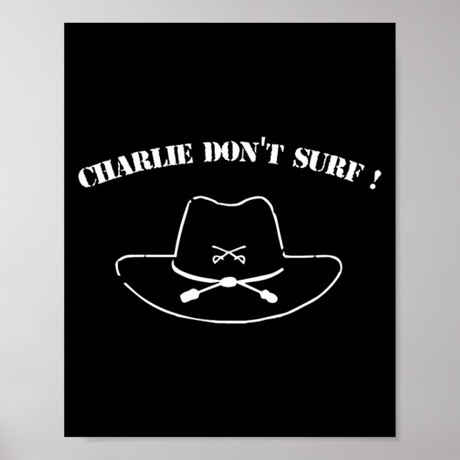 Póster Charlie Don't Surf !  (Frente)