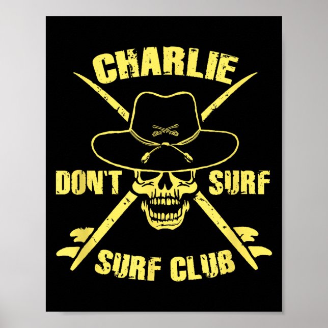 Póster Charlie Don't Surf  (Frente)