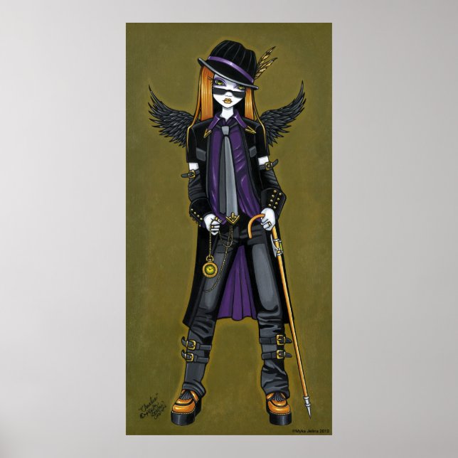 Póster Charlie Hipster Steampunk Angel Poster (Frente)