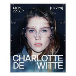 Póster Charlotte de Witte [UNVRS] 