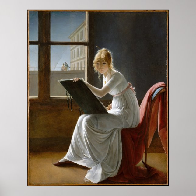 Póster Charlotte du Val d'Ognes por Marie-Denise Villers (Frente)