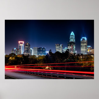 Póster Charlotte, NC