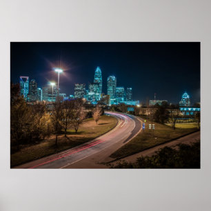 Póster Charlotte, NC
