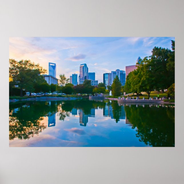 Póster Charlotte NC (Frente)