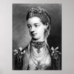 Póster Charlotte, Reina de Gran Bretaña - Thomas Frye