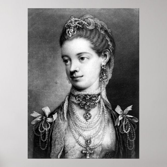 Póster Charlotte, Reina de Gran Bretaña - Thomas Frye (Frente)