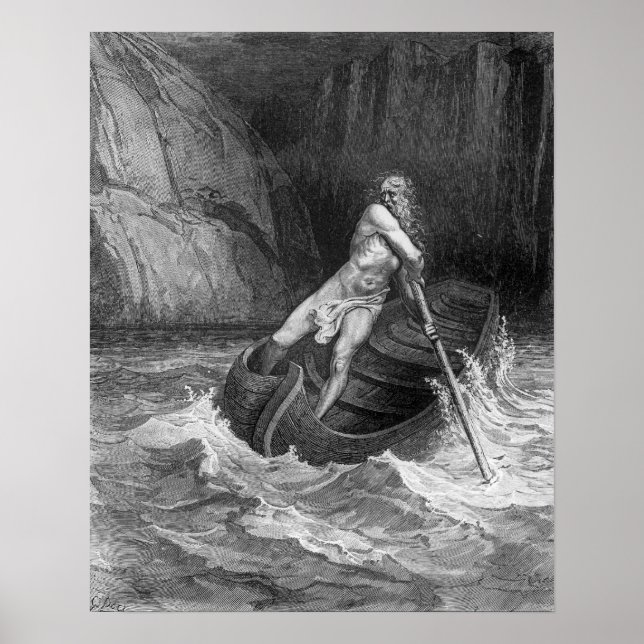 Póster Charon, el Ferryman del infierno (Frente)
